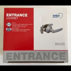 Shield Security Entrance Lockset Straight Lever